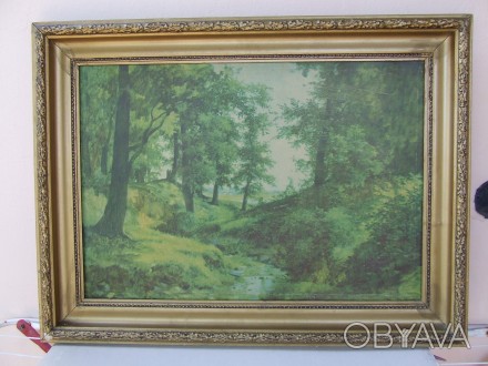 Репродукція з рамою. на холсті роз. 70х50 см. 1970 роки.. . фото 1 Репродукція з рамою. на холсті роз. 70х50 см. 1970 роки.. . фото 1