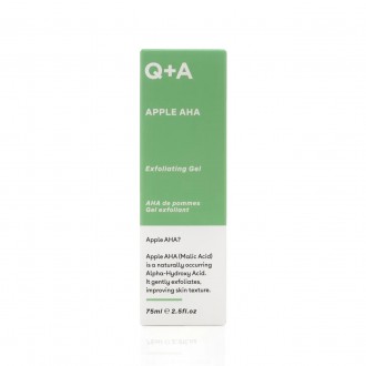 Отшелушивающий гель для лица Q+A Apple AHA Exfoliating Gel содержит сбалансирова. . фото 3