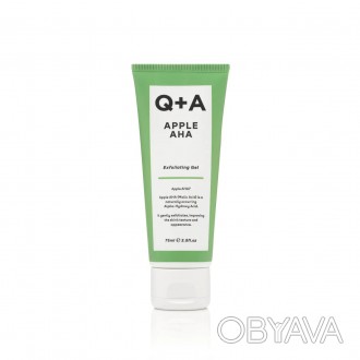 Отшелушивающий гель для лица Q+A Apple AHA Exfoliating Gel содержит сбалансирова. . фото 1