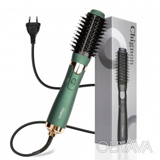 Фен-щетка Chignon Hair Dryer Volumizer Styler 3 in 1 Ion - это одноступенчатый ф. . фото 1