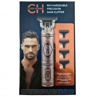 Аккумуляторный триммер Code Homme Hair Clippers бронзовый. Киев. фото 1 Аккумуляторный триммер Code Homme Hair Clippers бронзовый. Киев. фото 1