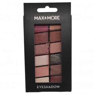 Палетка теней для век Max More Eyeshadow Palette 12 цветов. Киев. фото 1 Палетка теней для век Max More Eyeshadow Palette 12 цветов. Киев. фото 1