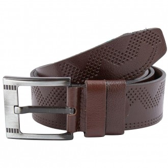 Ширина: 4,2 см. Матеріал шкіра. Колір коричневий. Колір фурнітури: срібло чорне.. . фото 3