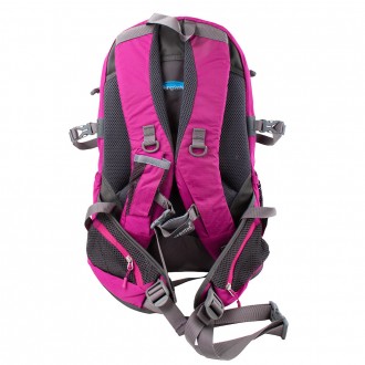 "Зовнішні розміри рюкзака: 32*50*19 см. Об'єм: 30 л. Колір: рожевий. Спинка повн. . фото 4