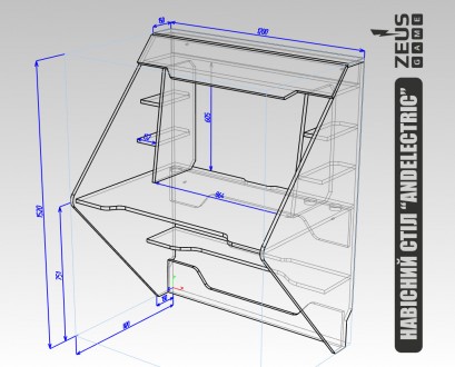 Навесной геймерский стол Andelectric – новый уровень комфорта!
Благодаря геймерс. . фото 5