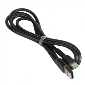 Кабель Hoco X33 USB — Type-C 5A Surge charging пропускна сила струму 5 ампер чор. Киев. фото 1 Кабель Hoco X33 USB — Type-C 5A Surge charging пропускна сила струму 5 ампер чор. Киев. фото 1