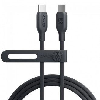 Кабель Anker 240W 543 USB-C — USB-C 91 см (A80E1011). Киев. фото 1 Кабель Anker 240W 543 USB-C — USB-C 91 см (A80E1011). Киев. фото 1