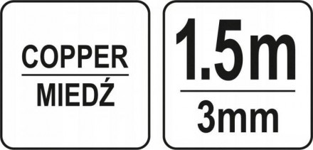 Стрічка мідна, що очищає, YATO YT-82532 складається з безлічі одиночних ниток, п. . фото 5