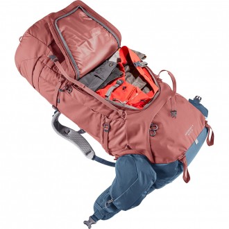 Рюкзак Deuter Aircontact X 80+15 SL - жіноча модель рюкзака для трекінгу. Для шу. . фото 8