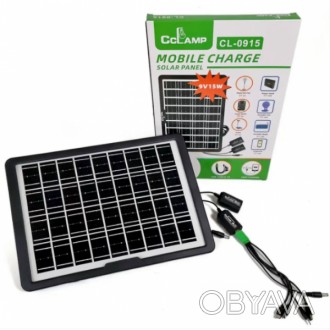 Сонячна панель CClamp Solar 15 Watt, монокристалічна панель, Solar board 3*36*25. . фото 1