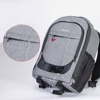 Рюкзак для фототехніки Sony універсальний водонепроникний Стильний універсальний. . фото 5