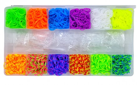 Набор для плетение браслетов из резинок Fashion loom bands set 5000 с аксессуара. . фото 5