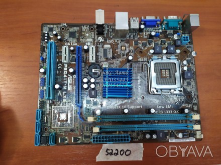 Материнская плата Asus P5G41T-M LX3 (s775, G41, PCI-Ex16, 2 x DDR3 DIMM, MicroAT