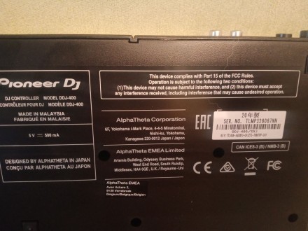 Pioneer DDJ-400 - 2-х дековый dj контроллер для программного обеспечения rekordb. . фото 7