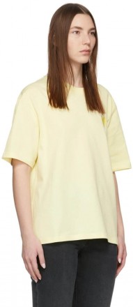 Футболка AMI Alexandre Mattiussi de Coeur T-Shirt Yellow S. . фото 3