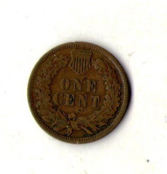 США 1 цент 1906 рік Indian Head Cent №1631. . фото 3