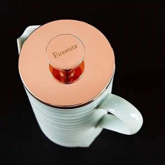 Френч-пресс для чая и кофе Brewista Ceramic Pot, 350 мл, керамический
Превратите. . фото 6