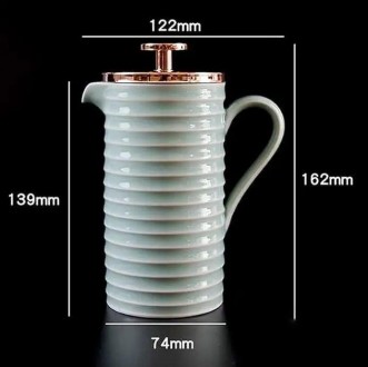 Френч-пресс для чая и кофе Brewista Ceramic Pot, 350 мл, керамический
Превратите. . фото 7