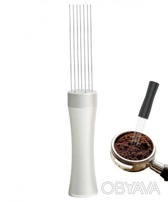 Распределитель молотого кофе в холдере Tool Needle Silver, разрыхлитель
	Длинна . . фото 1