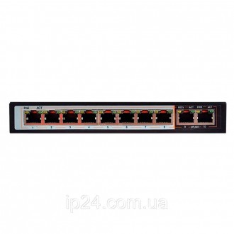 PoE-коммутатор FoxGate S6008-E2-AI POE Watchdog 8-портовый неуправляемый. Киев. фото 1 PoE-коммутатор FoxGate S6008-E2-AI POE Watchdog 8-портовый неуправляемый. Киев. фото 1