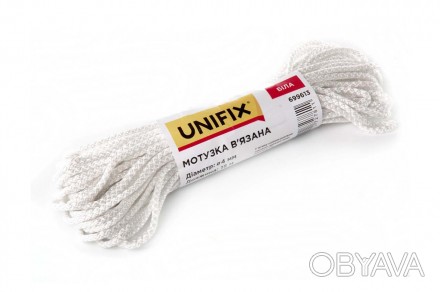 Веревка вязаная Unifix - 3мм x 15м белая. . фото 1