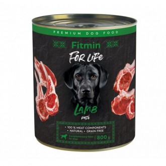Fitmin For Life вологий корм для собак з ягням 800г. Ровно. фото 1 Fitmin For Life вологий корм для собак з ягням 800г. Ровно. фото 1
