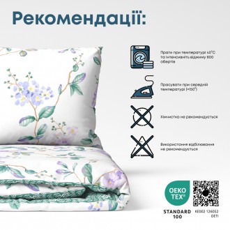 
Комплект вишуканої постільної білизни ТЕП Happy Sleep виготовлений з натурально. . фото 5