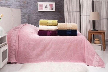 Покрывало-простынь махровое бамбуковая Belizza Pink 200×220 см. Харьков. фото 1 Покрывало-простынь махровое бамбуковая Belizza Pink 200×220 см. Харьков. фото 1