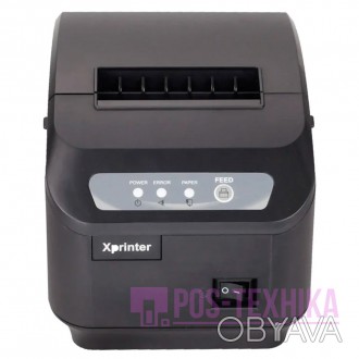 Принтер чеків Xprinter XP-Q200II (USB+RS232, 80 мм, чорний, з обрізувачем)Принте. . фото 1