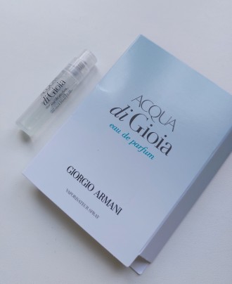 Продам новую женскую парфюмированную воду Giorgio Armani Acqua di Gioia (пробник. . фото 3