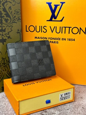 
 
 Кожаный кошелек Louis Vuitton Multiple Damier Infini k028
Кожаный кошелек Lo. . фото 2