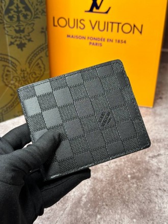 
 
 Кожаный кошелек Louis Vuitton Multiple Damier Infini k028
Кожаный кошелек Lo. . фото 3