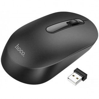 Мишка Hoco GM14 Platinum 2.4G Black (Код товару:33577). Харьков. фото 1 Мишка Hoco GM14 Platinum 2.4G Black (Код товару:33577). Харьков. фото 1