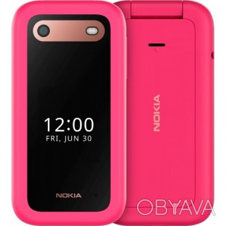 
Розкладачка Nokia 2660 Flip
Розкладний телефон з великим дисплеєм, простий у ви. . фото 1