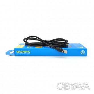 Кабель магнитный Hoco X52, Type-C-USB, 3A, Black, длина 1м, BOX