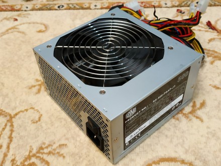 продам блок питания 500w Cooler Master, состояние отличное полностью рабочее . б. . фото 3