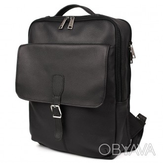 Мужской рюкзак из натуральной кожи Флотар FA-7284-3md TARWA. . фото 1