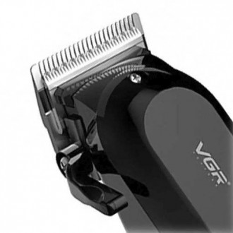 Машинка (тример) для стриження волосся й бороди VGR V-118, Professional, 4 насад. . фото 8