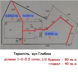 Продається земельна ділянка площею 5.5 соток в м.Тернопіль, вул Глибока. На земе. Центр. фото 3