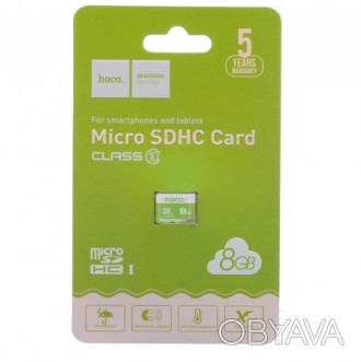 
	Описание:Карта памяти Hoco microSDHC Class 10 UHS-I предназначена для расширен. . фото 1