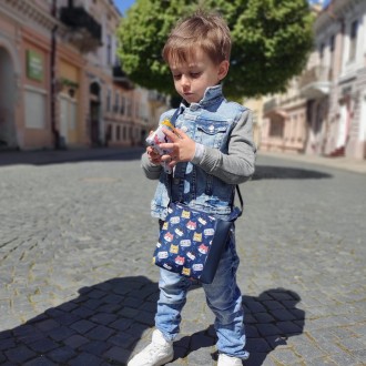 Сумка Little prince (princess) – зроблена з якісного матеріалу, що застібається . . фото 4