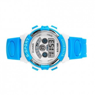 Годинник S-Sport Multi light blue
Спортивний дитячий годинник із будильником S-S. . фото 3