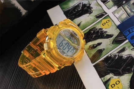 Часы наручные спортивные женские N-Time yellow (желтый). Киев. фото 1 Часы наручные спортивные женские N-Time yellow (желтый). Киев. фото 1