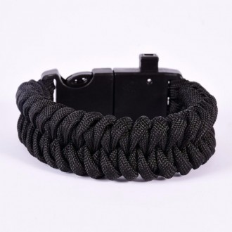 Браслет Paracord Flint-Fire + compass black
В отличие от зажигалок и спичек, огн. . фото 7