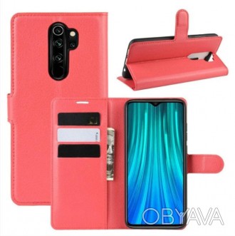 Чехол-книжка Bookmark для Xiaomi Redmi Note 8 PRO red