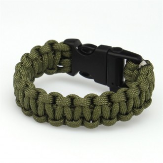 Браслет виживання Paracord army green
Браслет виживання з паракорда , це той акс. . фото 2