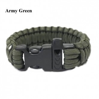 Браслет виживання Paracord army green
Браслет виживання з паракорда , це той акс. . фото 3