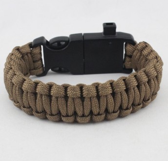 Браслет Paracord Flint-Fire + compass brown
 
В отличие от зажигалок и спичек, о. . фото 4