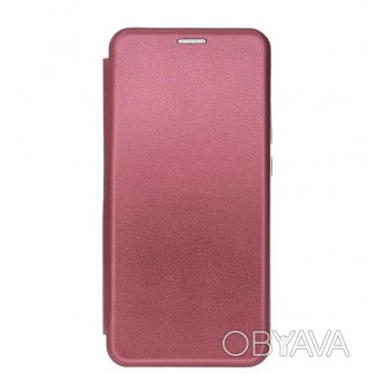 Чехол-книжка Buckler для Xiaomi Redmi Note 10 Pro бордовый