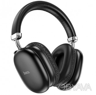 Беспроводные накладные наушники HOCO W35 Max Joy 90H с микрофоном + BT черные